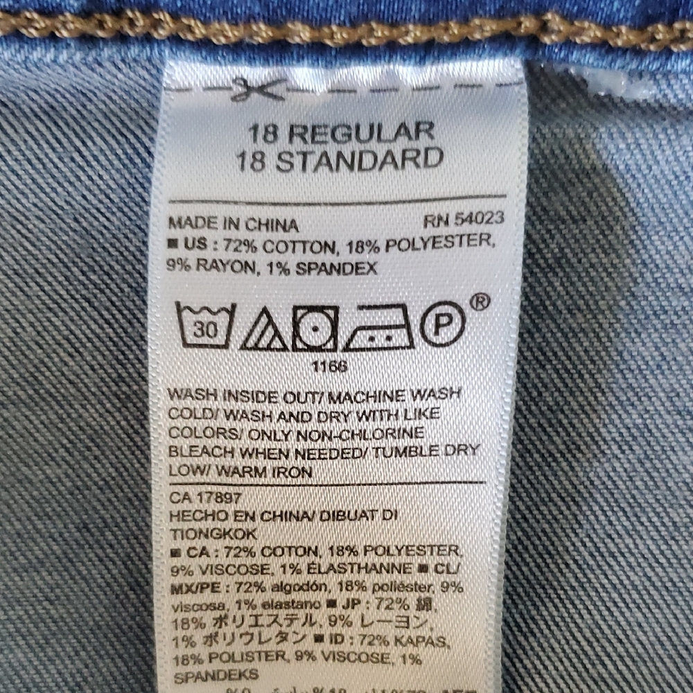 Old Navy Blue Straight Leg Jeans Timeless Style - Picture 6 of 9